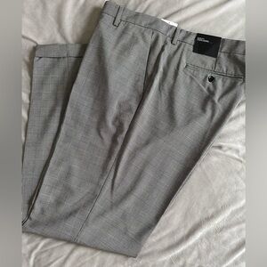 H&M Black and White Checkered Slim Fit Pants